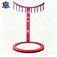 Machine de jeu d'arcade de réflexe rapide avec bâtonnets, pour défi de vitesse des mains et activité de capture