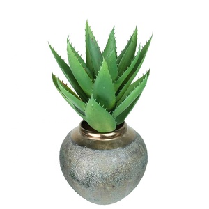 Flor Artificial <span class=keywords><strong>de</strong></span> Plástico Realista, Suculenta Grande <span class=keywords><strong>de</strong></span> Aloe <span class=keywords><strong>Vera</strong></span> para Decoración <span class=keywords><strong>de</strong></span> Macetas - Product Image 4