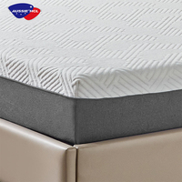OEM Roll up Confortable king High Density mousse chambre à coucher Colchones Matelas De Espuma mémoire de forme en latex Matelas à mémoire de forme
