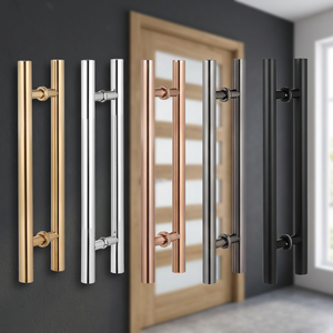 Tiradores de Acero Inoxidable para Muebles de Cocina, Diseño Moderno de Alta Calidad, Herrajes para Cajones y Puertas, en Dorado, Plateado y Rosa - Product Image 1