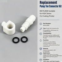 Kit de connecteurs en T pour pompe de remplacement KB-PL3500, adapté aux imprimantes de codage CIJ de la série KGK