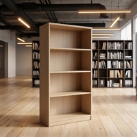 Design Offre Spéciale Bibliothèque d'angle en bois Bibliothèque de bureau Bibliothèque Bibliothèque Bibliothèque Classeur de bureau en bois