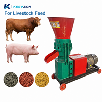 Conception compacte, utilisation simple, moulin à granulés d'aliments portatif à entraînement électrique, type D, à matrice plate, pour petite ferme, maïs, céréales et volailles