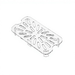Plateau égouttoir flexible en polycarbonate transparent Gastronorm 1/1 pour évier de restaurant, support de lavage de vaisselle, cuisine commerciale - Product Image 5