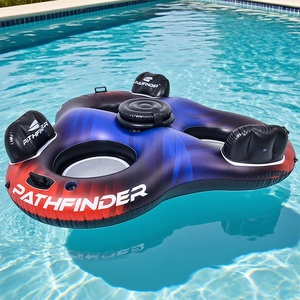 Özel Ağır Hizmet Tipi <span class=keywords><strong>3</strong></span> Kişilik Nehir Şişme Botu Açık Hava Şişirilebilir Yetişkin Havuz Şişme Botu Nehir Tüpü - Product Image 3