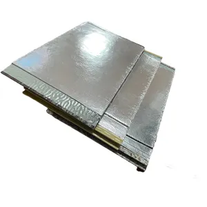 Giá tốt đá Len thủy tinh len gỗ màu hạt EPS Sandwich Panel tường thép tấm mái tường Panels