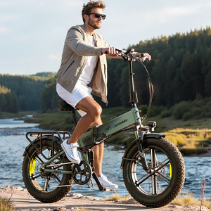 Envío Rápido desde Almacén en Italia y España, MOQ1, Bicicleta Eléctrica Plegable de 20 Pulgadas con Neumáticos Gruesos 4.0, 250W, Pantalla LED NFC, para Distribuidores de la UE - Product Image 1