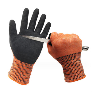 Guantes de Pantalla Táctil Resistentes a Cortes Lao An Nivel 5 HPPE con Recubrimiento de Nitrilo para la Industria de Soldadura Tallas S M L XL - Product Image 2
