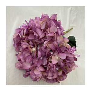 Hydrangea artificielle Suzume II 46 cm en tissu enduit, décoration intérieure, fleur de table de mariage, décoration d'allée - Product Image 5