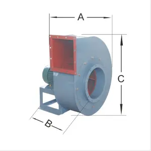 Yuton C6-48A Centrifugal Dust Extracting Blower exhaust extractor air cooler fan industrial fire smoke fume aspirator