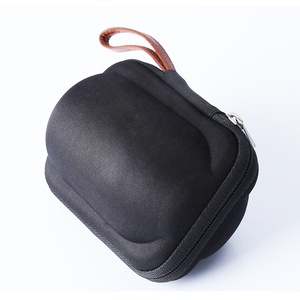 Bouteille de thé chinoise Gongfu et pot ensemble de thé de voyage de véhicule extérieur théière en verre Borosilicate Portable avec étui cadeau-étui uniquement - Product Image 1