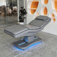 Table de massage électrique de luxe pour cils, mobilier de salon, lit facial réglable conçu spécifiquement pour les salons de beauté