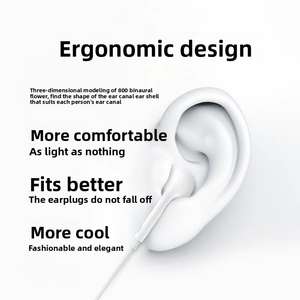 Écouteurs intra-auriculaires filaires <span class=keywords><strong>avec</strong></span> microphone, chipset JL, casque numérique universel USB-C pour <span class=keywords><strong>iPhone</strong></span> 17 Pro Max - Product Image 6