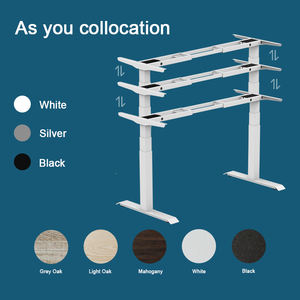 Marco de escritorio eléctrico de pie para ordenador, altura ajustable, inteligente, moderno, venta al por mayor - Product Image 5
