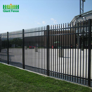 Home Garden Powder Coated Top Spear Metal Tubular <span class=keywords><strong>Black</strong></span> Aluminum Fence Panels - Product Image 4