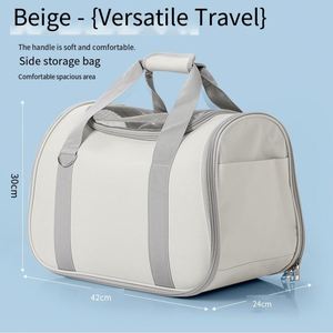 Soft-Sided <b>Pet</b> <b>Carrier</b> Bag Airline Approved Foldable Cat Dog Travel Tote with Breathable Mesh - Product Image 4