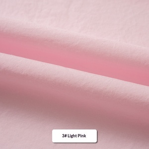 60S Thick Washed Cotton Poplin <b>Fabric</b> Woven Cloth For Shirt Dress Kids Garment In Stock - Product Image 6