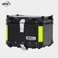 Pièce de modification préférée : Boîte arrière en tôle galvanisée 45L avec cadre renforcé anti-collision pour la modification de moto