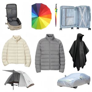 Vente en gros 210T Nylon Tissu Ripstop imperméable Technique tissée respirante pour les tentes d'extérieur en taffetas de nylon de <span class=keywords><strong>parapente</strong></span> - Product Image 6