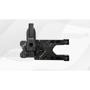 Support de roue de secours en alliage d'aluminium pour Jeep Wrangler JK 2007-2017, support de roue de secours en forme de feuille de lotus, charnières renforcées, accessoires de voiture - Product Image 4