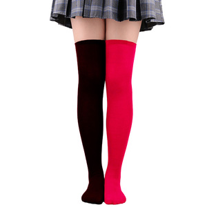 Donne adulte Halloween natale festa Cosplay colore che blocca le <span class=keywords><strong>calze</strong></span> AB <span class=keywords><strong>a</strong></span> <span class=keywords><strong>righe</strong></span> coscia alte <span class=keywords><strong>calze</strong></span> HCPS-013 - Product Image 3