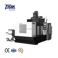 Centro de Mecanizado CNC de Tipo Pórtico de Servicio Medio, Husillo BT50, Fresadora de Doble Columna TDL2516