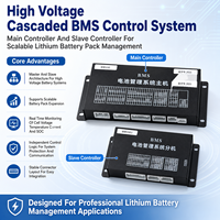 Batterie de stockage commerciale BMS 128S EC-HV-MC1+EC-HV-SC7+écran LCD 4,3 pouces avec communication CAN RS485