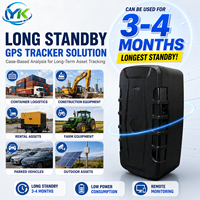 Traceur GPS étanche 2G/GSM/WiFi/LBS avec autonomie de 3 à 4 mois pour conteneurs, construction, exploitation agricole, actifs de location et gestion à distance des ressources