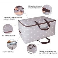 Couvertures pliables personnalisées vêtements placard organisateur maison couette 210D Oxford sac de rangement