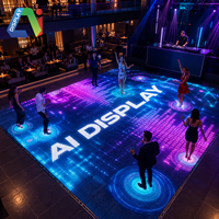 Écran LED P3.91 pour sol, mur vidéo pour scène de concert, événements en ascenseur, fonction interactive, performance visuelle fluide, indice de protection IP65