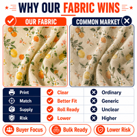 Tissu en lin et viscose, mélange de rayonne et de lin, imprimé numérique personnalisé, tissé, pour combishorts, vêtements pour femmes, tissu en vrac