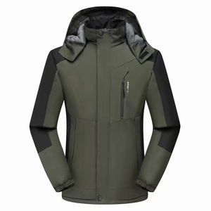 Veste coupe-vent pour homme avec doublure en polaire, épaissie, pour sports de plein air, combinaisons de montagne pour homme et femme, vêtements rembourrés en coton - Product Image 4