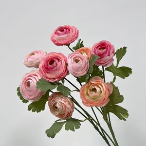 Artificial Lotus <b>Flower</b> 3-Headed <b>Silk</b> High Simulation Wedding Home Decor - Product Image 1