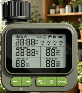 Sistema de Temporizador Digital para Mangueira de Jardim, Mangueira de Irrigação Externa, Irrigação de Quintal com Atraso por Chuva - Product Image 2