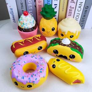 Trendy PU Soft Squishy Fast Food Toy Ideal Kawaii Soft Scented PU Foam Slow Rising Squishy Food Toys - Product Image 3