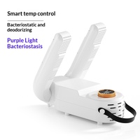 Sèche-chaussures électrique portable et pliable multifonctionnel 120W à air chaud, séchage rapide, chauffe-chaussures domestique avec stérilisation