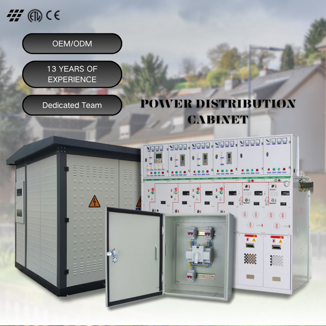 Outdoor/Intdoor Power Distribution Cabinet with Lightning Protection Aluminum Alloy Copper Busbar for Solar Farms