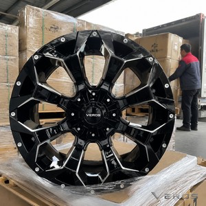 Rueda Universal con Neumático Antideslizante <span class=keywords><strong>para</strong></span> <span class=keywords><strong>Nieve</strong></span>, Rin Todoterreno <span class=keywords><strong>para</strong></span> Auto de 20 y 22 Pulgadas, Negro, Aluminio, Multirradio, 4x4, Venta al por Mayor, <span class=keywords><strong>para</strong></span> SUV - Product Image 4