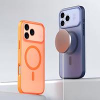 Coque de téléphone arrière antichoc et anti-traces de doigts en TPU PC magnétique mat de haute qualité pour iPhone 17 Pro Max Air – Vente en gros