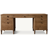 Bureau d'étude moderne au design nouveau, bureau debout, bureau de direction, bureau d'ordinateur en bois avec tiroirs