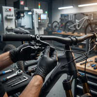 Services d'usinage CNC : Composants de vélo en alliage d'aluminium sur mesure, guides de câble de vélo de précision, pièces de fixation de levier pour usinage