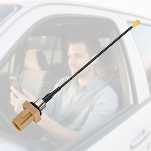Connecteur mâle Fakra A B C <span class=keywords><strong>D</strong></span> E F <span class=keywords><strong>G</strong></span> H I <span class=keywords><strong>K</strong></span> Z à montage par cloison avec joint torique vers UFL MHF pour câble coaxial RF1.13 de 1,13 mm DC-6 GHz - Product Image 3