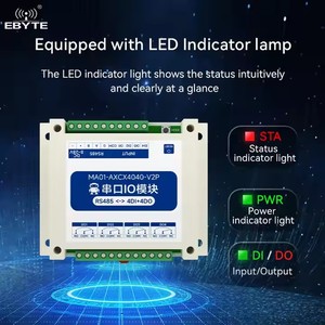 Module de réseau série Ebyte ODM MA01 Série 4DI + 4DO RS485 Standard ModBus-RTU pour configuration/PLC/ordinateur hôte - Product Image 5