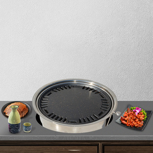 Grille <span class=keywords><strong>de</strong></span> barbecue coréenne Grille <span class=keywords><strong>de</strong></span> barbecue à <span class=keywords><strong>charbon</strong></span> <span class=keywords><strong>de</strong></span> <span class=keywords><strong>bois</strong></span> intégrée <span class=keywords><strong>pour</strong></span> <span class=keywords><strong>restaurant</strong></span> - Product Image 6