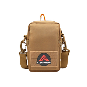 LUPU Tactical Phone Pouch 600D Nylon <b>Molle</b> System Zipper Closure Unisex Outdoor Gear <b>Bag</b> with Logo Patch - Product Image 4
