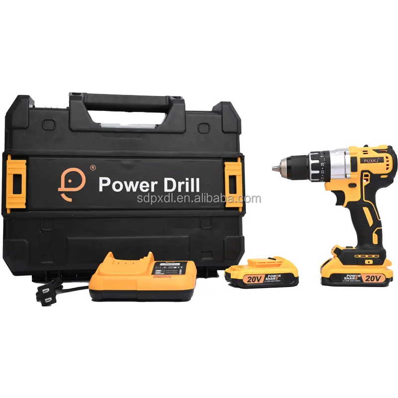 Ready to ship cordless brushless screwdriver wireless 20V 1.5Ah 13mm impact power drill for Amazon