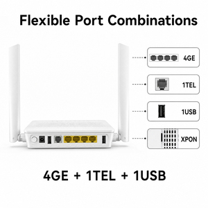 Affordable WiFi 5 XPON ONT GEpon adaptive AC1200 5G 2.4G Dualband EG8145V5 ONU for home office - Product Image 3