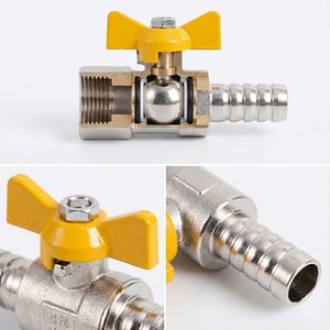 Válvula de seguridad de bola de latón BSP DN NPT con rosca macho/hembra de 1/2'', 3/8'', 2'', 4'' con sellado de PTFE para boquilla de gas y aguja de corte - Product Image 3