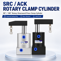 ACKR40x90 Pince pneumatique à double action à bras oscillant, actionneur rotatif de pression et de torsion, préhenseur SRC63*90R CNC 90 degrés