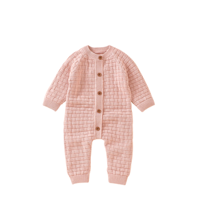 Conjunto de artículos esenciales para bebé LittleYumi: pelele de punto con gorro a juego - Product Image 2